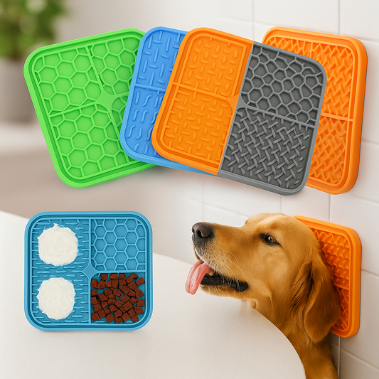 Tapis de léchage anti-stress