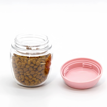 Gourde 2-en-1 Eau & Croquettes